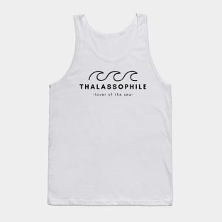 Thalassophile - The lover of the sea Tank Top